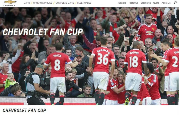 Bersiaplah Fans Manchester United,  Untuk Menjadi Bagian Dari Chevrolet Fan Cup 2017!