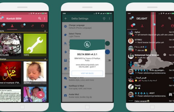 Aplikasi BBM Delta Apk Clone and Unclone