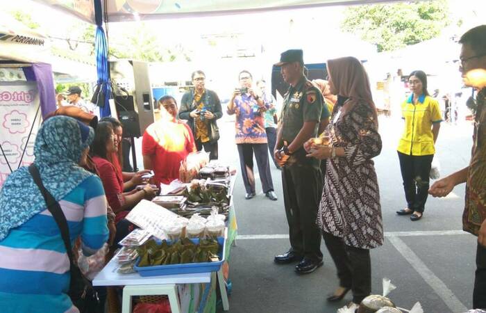 Opening Pasar Murah Meriah Bersama Dandim Kediri