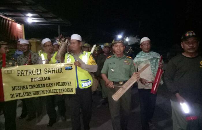 Patroli Sahur 3 Pilar Ramaikan Suasana Ramadhan