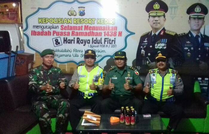 Road To Lebaran Bersama TNI dan Polri Di Kediri