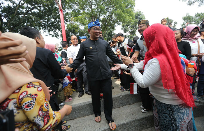 Ridwan Kamil Ajak Warga Turut Jaga dan Rawat Taman Cikapundung