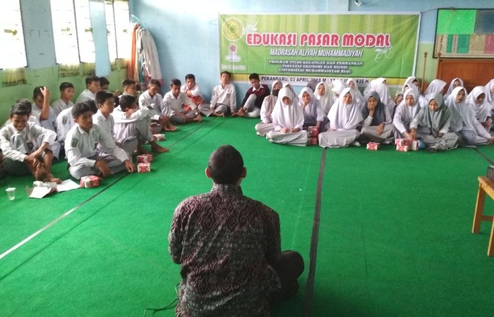 MAN Muhammadiyah Riau Ikuti Edukasi Pasar Modal