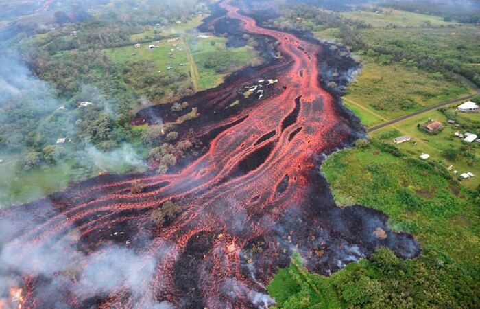 Lava Gunung Berapi Kilauea Sudah Mencapai Laut