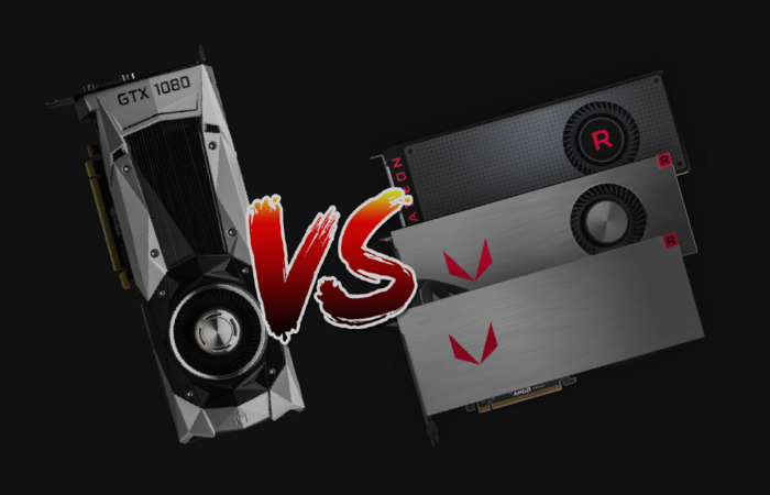 Nvidia GTX 1080 vs AMD Radeon RX Vega 64 