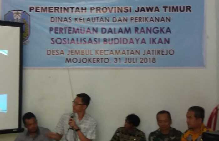 TMMD Mojokerto, Dinas Kelautan Dan Perikanan Provinsi Jatim Bintek Budidaya Ikan Air Tawar