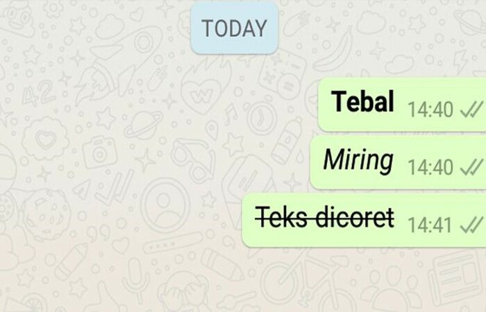 5 Trik Mengubah Font yang ada di Whatsapp