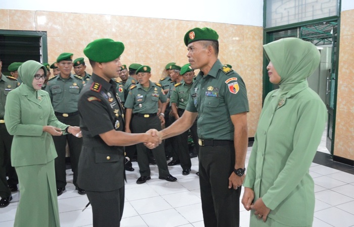 Dandim 0815 Mojokerto Terima Laporan Korps Pejabat Baru Pasipers