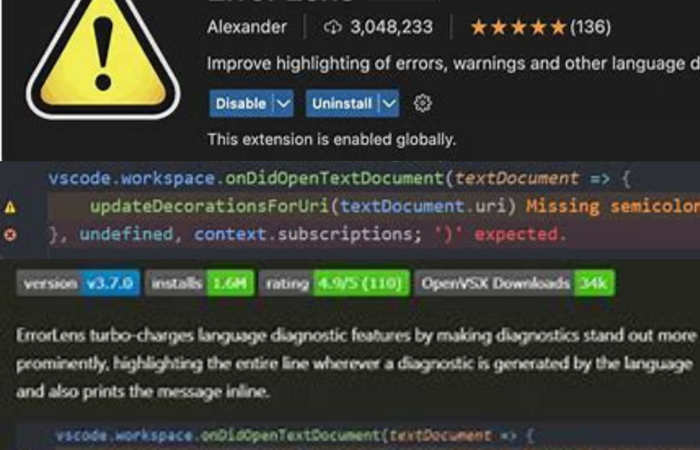 Mengoptimalkan Pengalaman Coding dengan Ekstensi Error Lens di Visual Studio Code